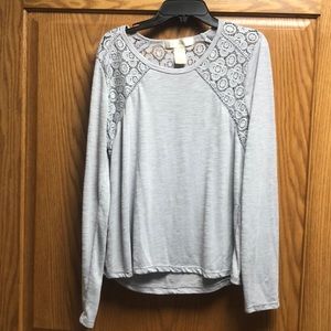 Decorative shoulder long sleeve Large